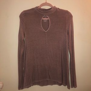 Soft & Sexy American Eagle Long Sleeve Dusty Rose